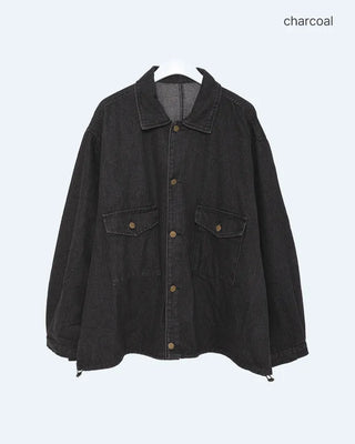 Oversized denim jacket