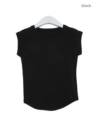 Cropped basic T-shirt