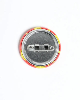 Star pattern mini button badge
