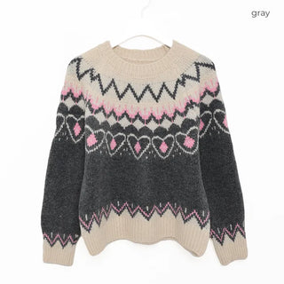 Heart Nordic Knit