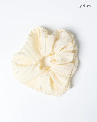 Striped hair scrunchie