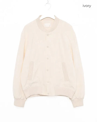 Suede bomber jacket