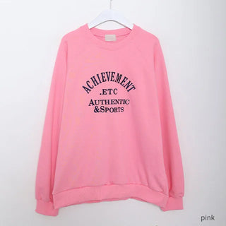 Raglan Sleeve Lettering Sweatshirt