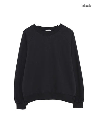 Stitched raglan sweatshirt