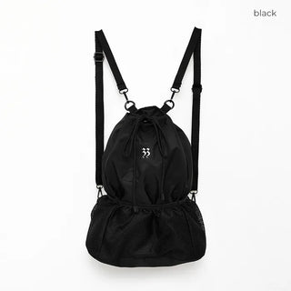 (Unisex) Mesh Pocket Nylon Backpack