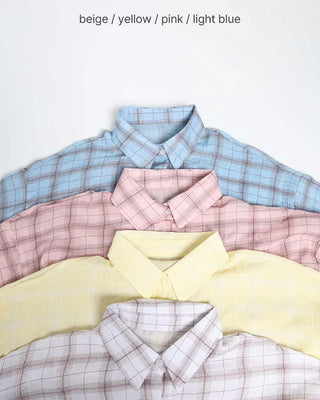 Multicolor overcheck shirt
