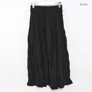 Wrinkle long skirt