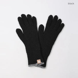 Line finger hole gloves