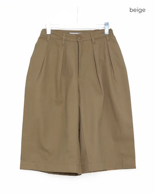 Pintuck Bermuda Shorts