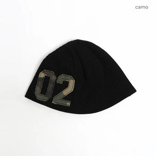 Numbered Short Beanie