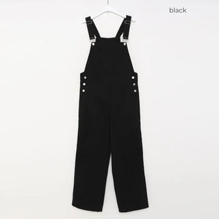 Cotton wide overalls