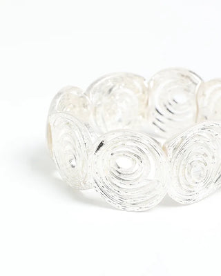 Circle Metallic Bangle Bracelet