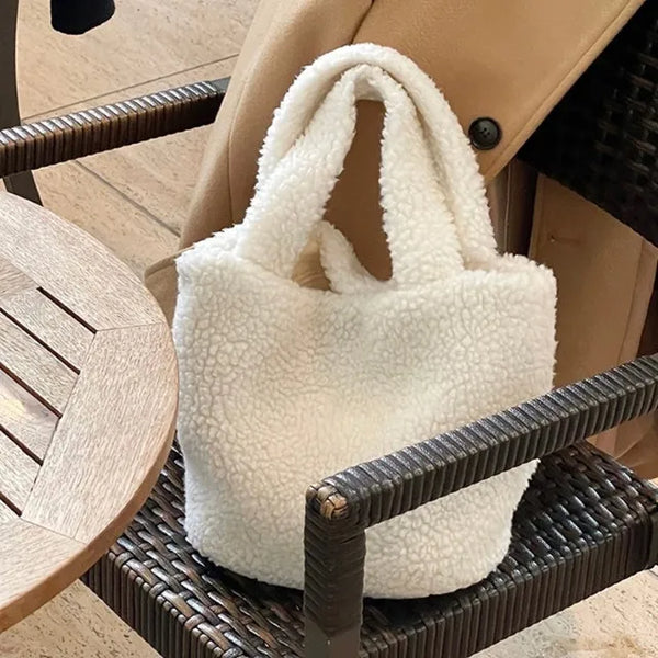 Mini Boa Tote Bag (3 colors)