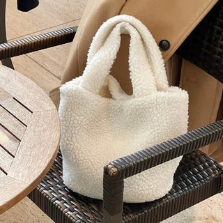 Mini Boa Tote Bag (3 colors)