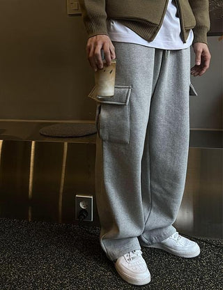 Fleece-lined Cargo Training Pants (4 colors)
