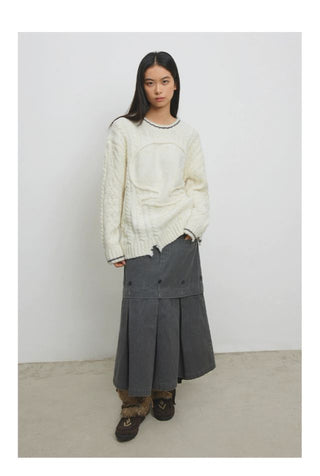 CONP Twist Sweater (Ivory)