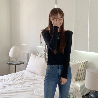 Ribbed boat neck sweater (5 colors)