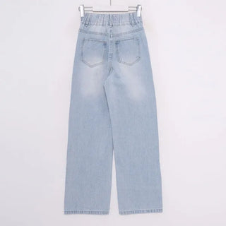 Wide Easy Denim Pants