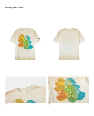 CONP Gummy Man Spray T-shirt (White)