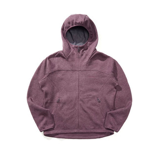[Monterest] Fleece-Lined Hooded Zip-Up Cardigan
