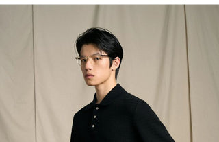 [CULTUM] Wool Blend Ivy Style Polo Knit Sweater