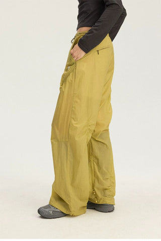 [Monterest] UPF50+ Water-Resistant Ruched Parachute Pants