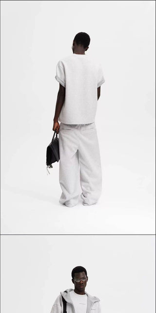 [MASONPRINCE] Cotton Blend Air Layer Cropped Tee