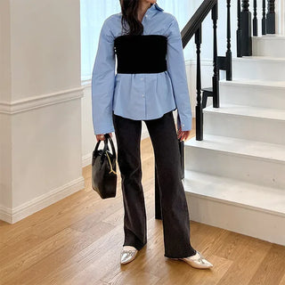 Cropped bustier