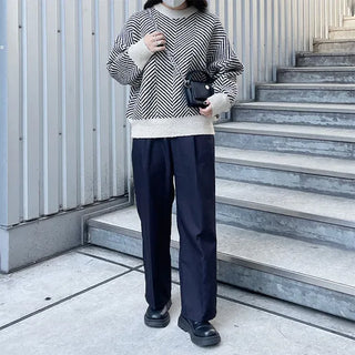 Herringbone Round Knit