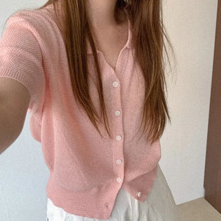Colored cardigan