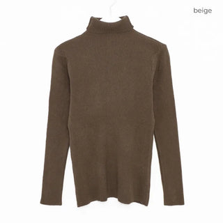 Turtleneck slim T-shirt