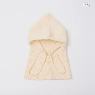 Button-up knit balaclava