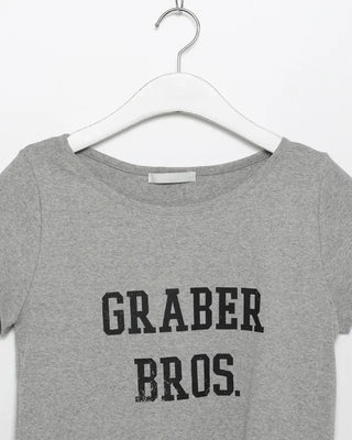 Lettering of Long Cap Sleeve T-Shirt