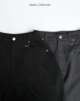 Belt loop wide sweatpants