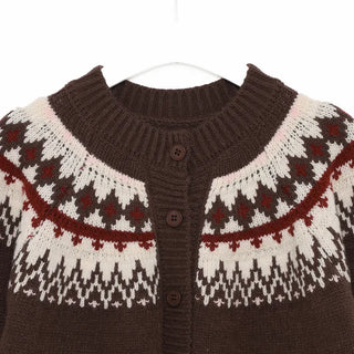 Nordic knit cardigan