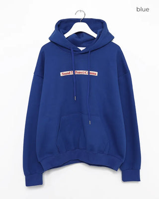 (Unisex) Bust Patch Kangaroo Pocket Hoodie
