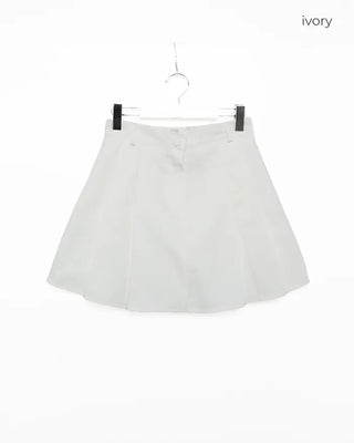 Pintuck mini skirt