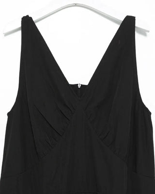Gathered Point Wrinkle Long Dress