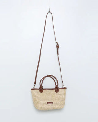 Rattan tote bag