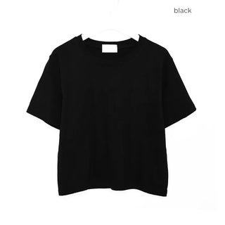 Colorful basic short-sleeved T-shirt