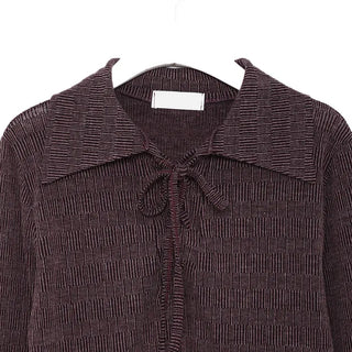 Eyelet color T-shirt