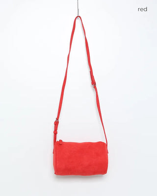 Suede mini handbag