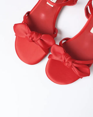 Ribbon detail sandals