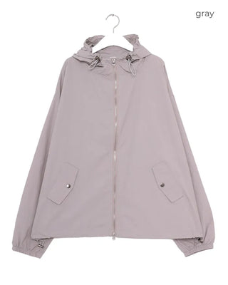 Monohooded windbreaker
