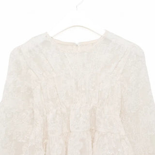 Flower lace blouse