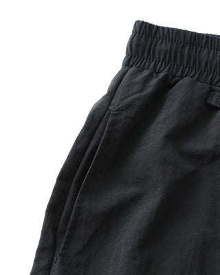 [1st Re-release] (ORIGINAL) Nylon Pintuck Wide Pants (black)