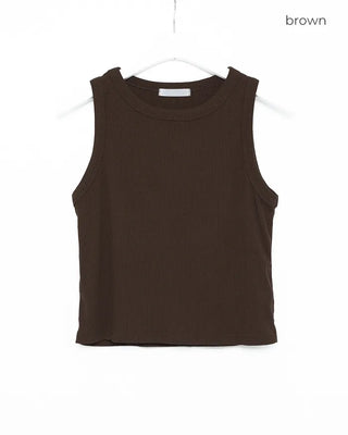 Basic Ribbed Sleeveless