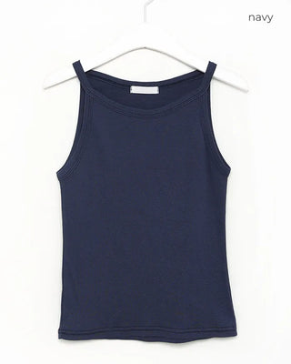 Round neck short camisole