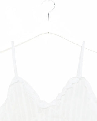 Frilled camisole mini dress