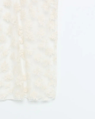 Sheer layered floral dress